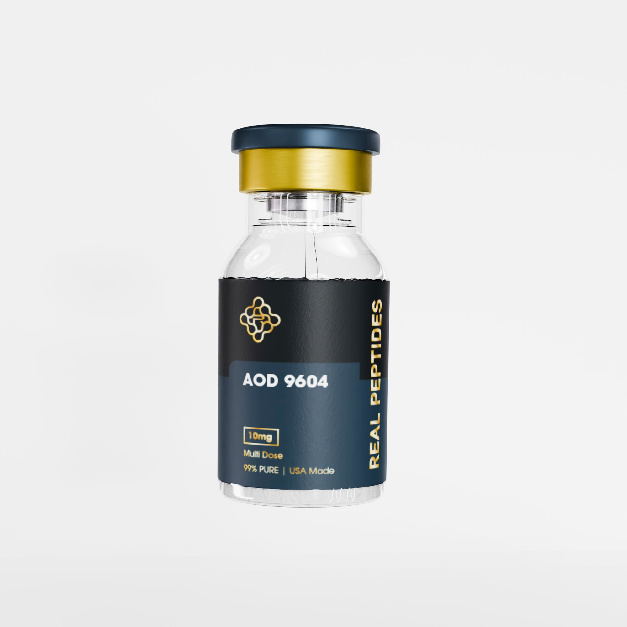 Buy AOD-9604 Peptide Online (HGH Fragment 176-191) — CAS 221231-10-3, ≥99% HPLC, disulfide confirmed. No IGF-1. No insulin resistance. 900+ clinical participants.
