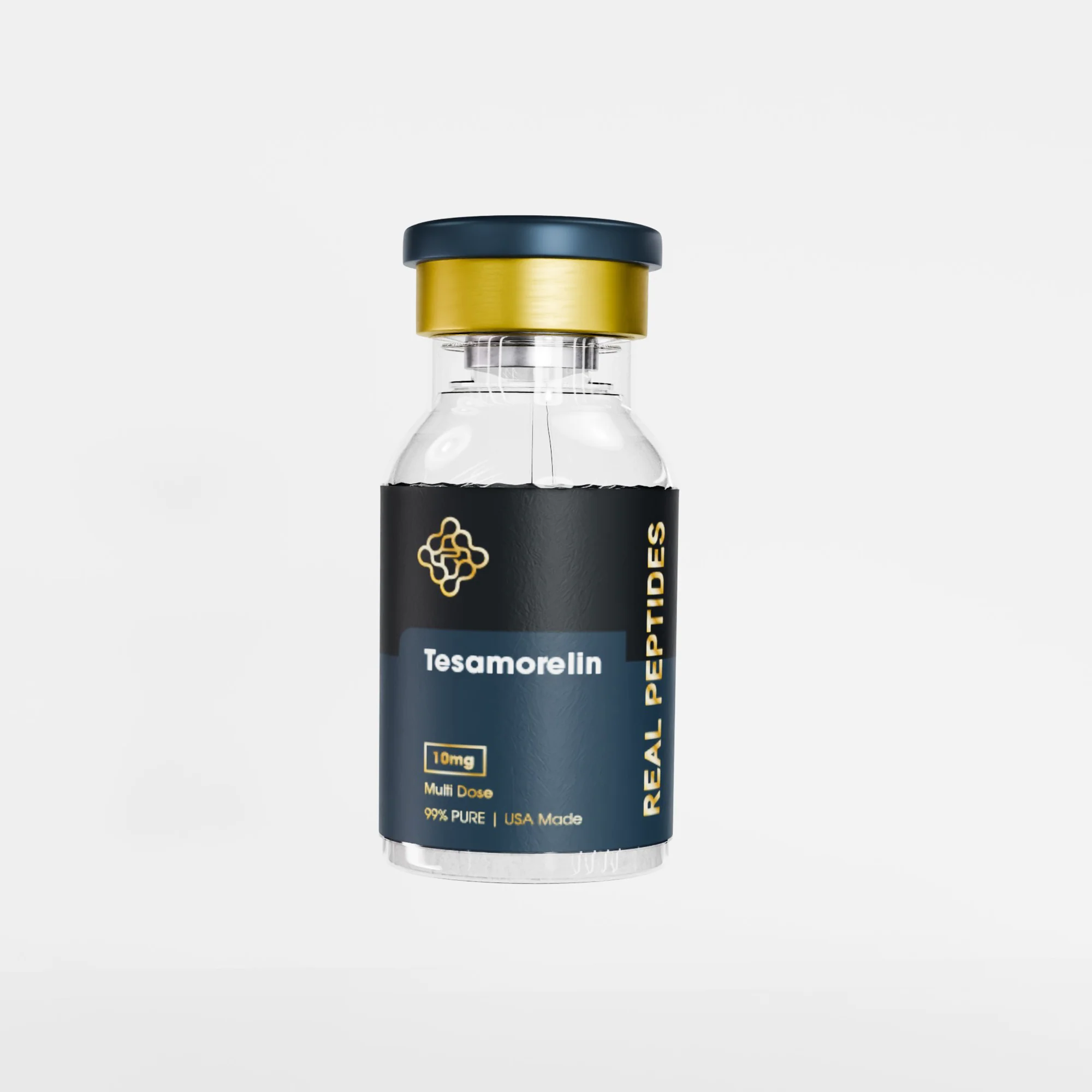 Buy Tesamorelin Peptide 10 mg — SourceTides ≥99% Purity GHRH Analog Research Peptide Lyophilised Vial with CoA